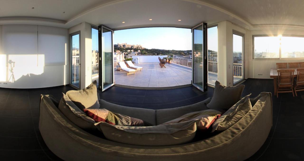 Acropolis Panorama View Penthouse With Private Terraces A Contemporary Parthenon Apartment Athens Exterior photo
