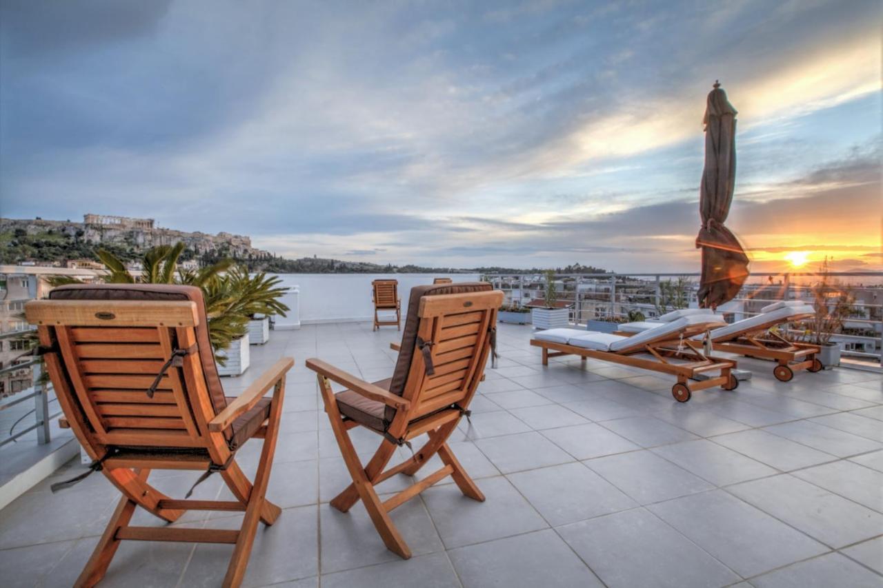 Acropolis Panorama View Penthouse With Private Terraces A Contemporary Parthenon Apartment Athens Exterior photo