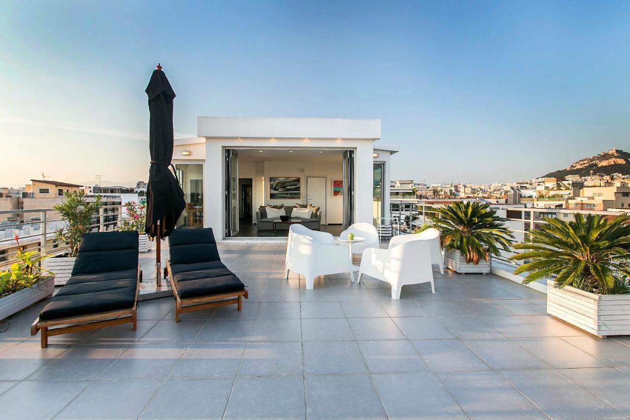 Acropolis Panorama View Penthouse With Private Terraces A Contemporary Parthenon Apartment Athens Exterior photo