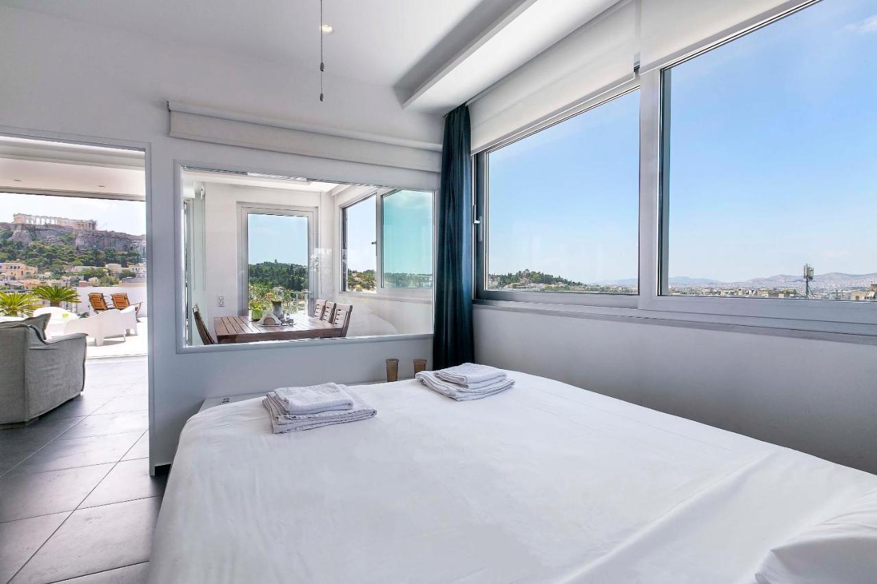 Acropolis Panorama View Penthouse With Private Terraces A Contemporary Parthenon Apartment Athens Exterior photo