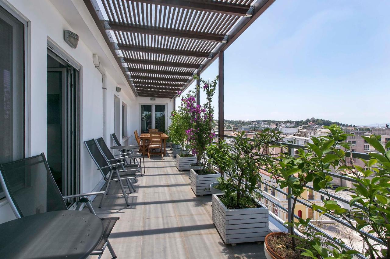 Acropolis Panorama View Penthouse With Private Terraces A Contemporary Parthenon Apartment Athens Exterior photo