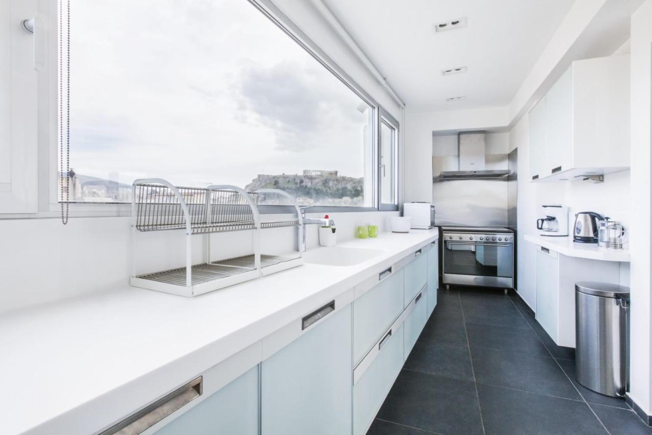 Acropolis Panorama View Penthouse With Private Terraces A Contemporary Parthenon Apartment Athens Exterior photo